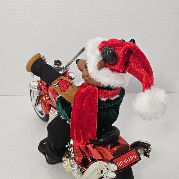 Dan Dee Reindeer Chopper Motorcycle Sound Lights Plays Grandma Got Run Over - Picture 10 of 12